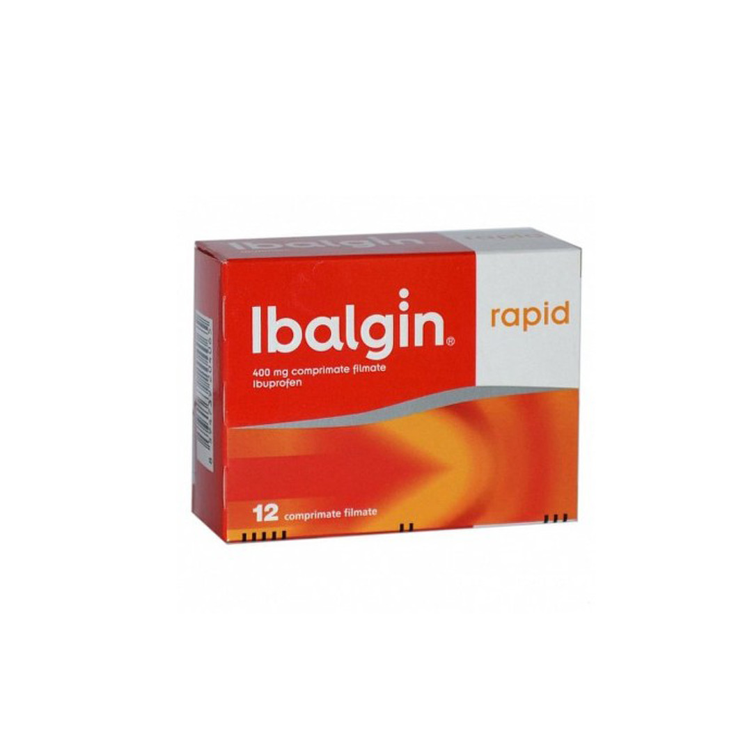 Ibalgin Rapid 400 mg, 12comprimate filmate