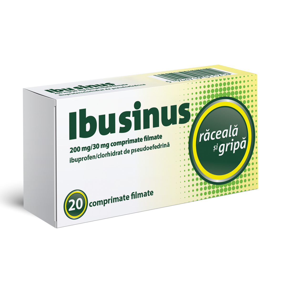 Ibusinus reaceala si gripa, 20 comprimate, Solacium Pharma