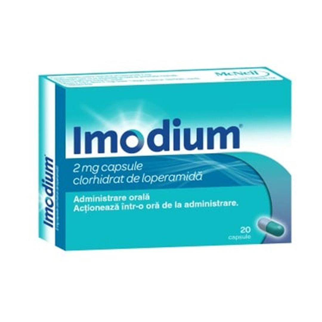 Imodium, 2 mg, 20 capsule, Mcneil