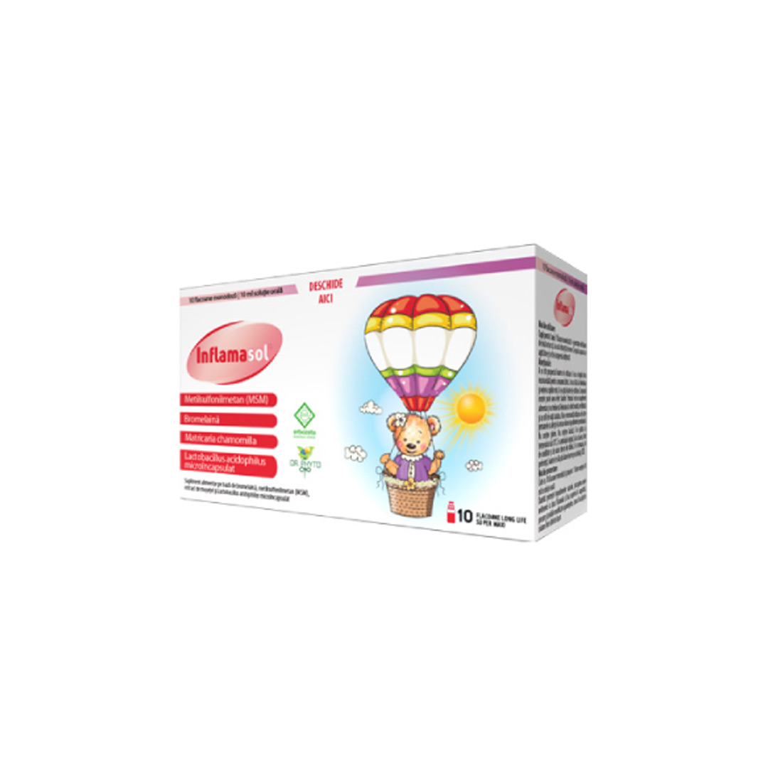Inflamasol 10 flacoane x 10 ml, Dr. Phyto