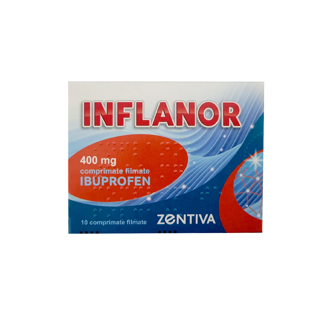 Inflanor 400 mg, 10 comprimate filmate, Zentiva