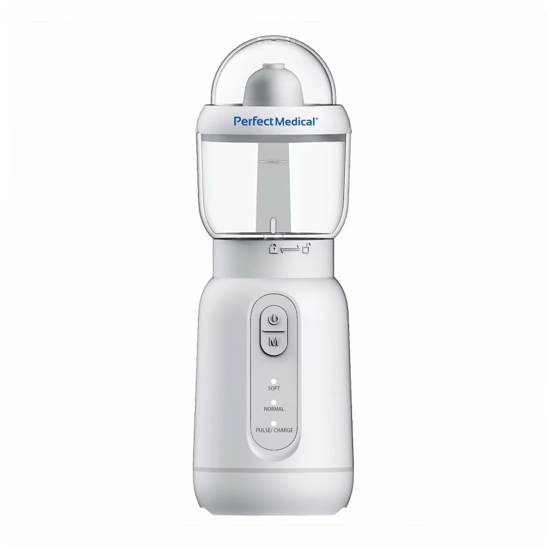 Irigator nazal electric pm-44 perfect medical&reg;, usb, 4 duze, 3 moduri de pulverizare pentru adulti si copii, Perfect Medical