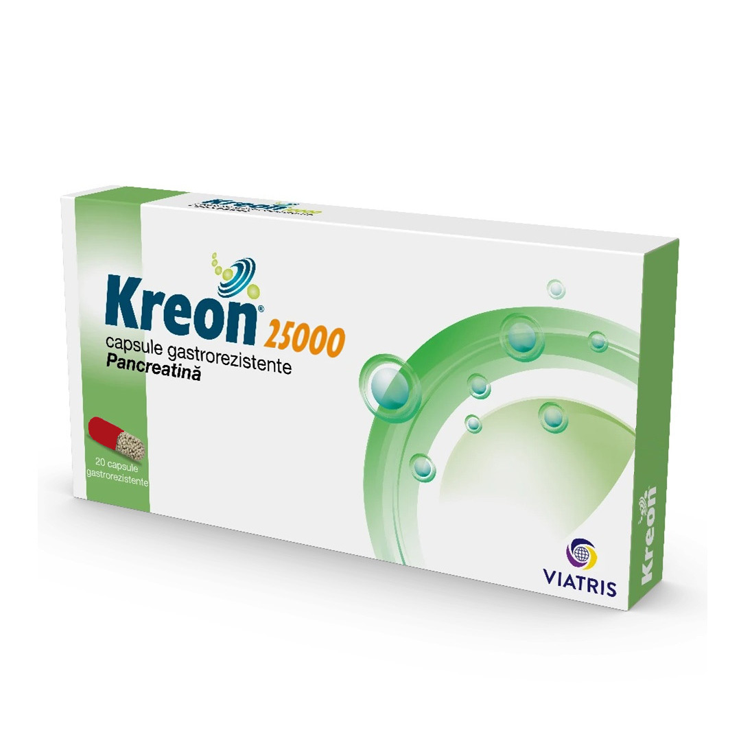 Kreon 25000, 20 capsule gastrorezistente, Viatris
