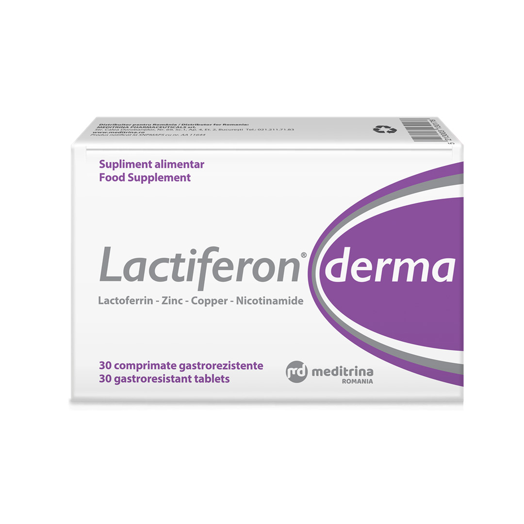 Lactiferon Derma, 30 comprimate, Meditrina Pharmaceuticals