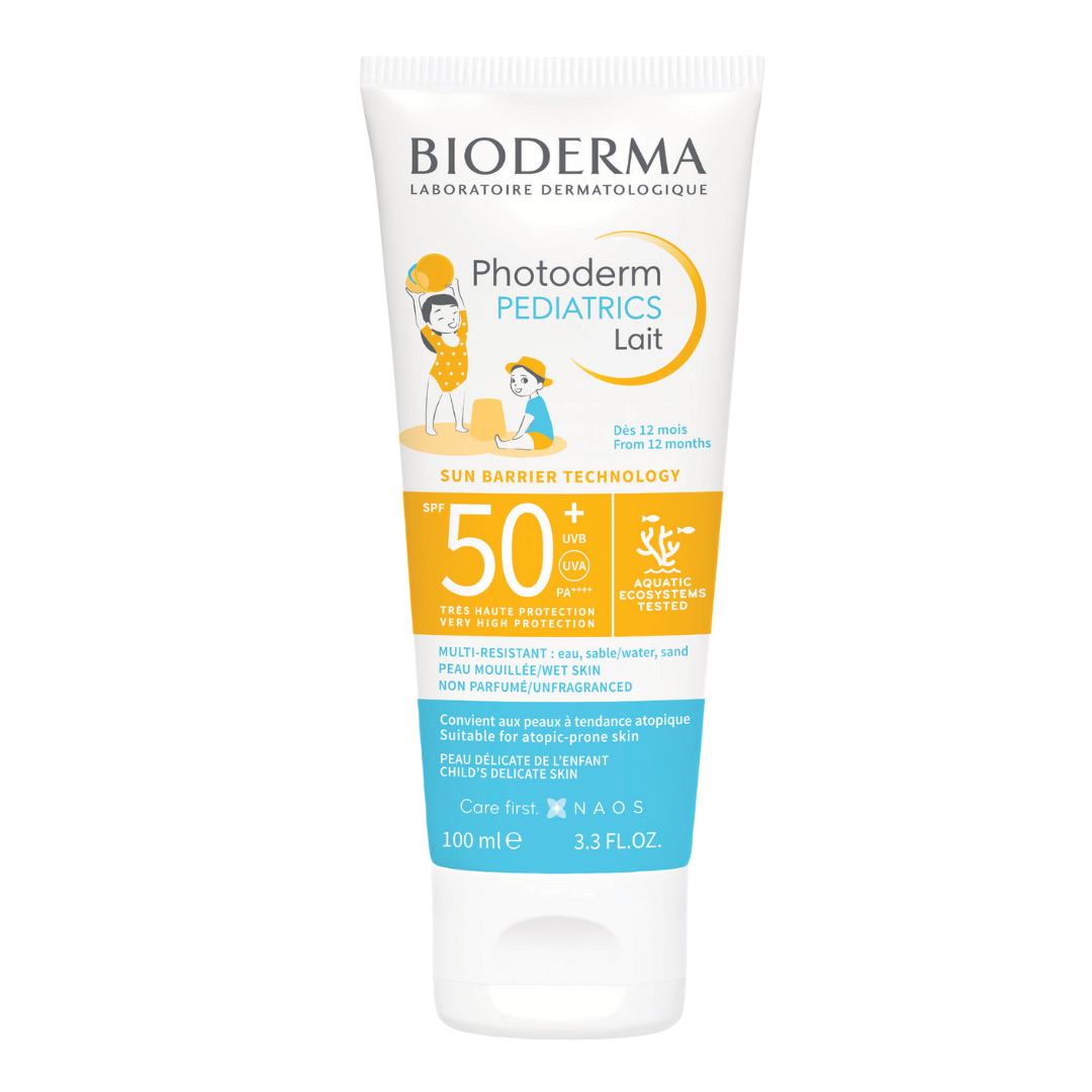 Lapte cu protectie solara SPF 50+ pentru copii Photoderm Pediatrics, 100 ml, Bioderma