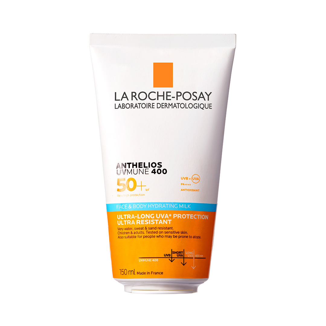 Lapte hidratant pentru fata si corp cu SPF 50+ Anthelios UVMUNE 400, 150 ml, La Roche Posay