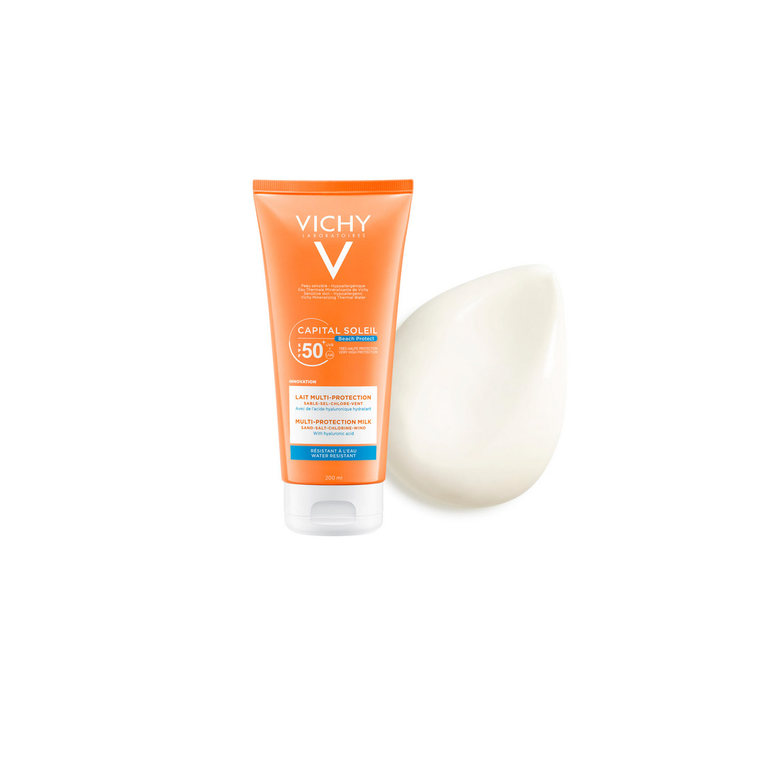Lapte multi-protector Capital Soleil SPF50+, 200 ml, Vichy