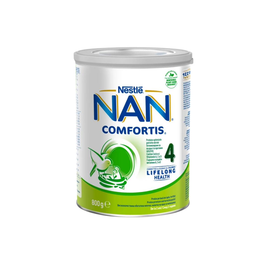 Lapte praf NAN 4 Comfortis, +2 ani, 800gr, Nestle