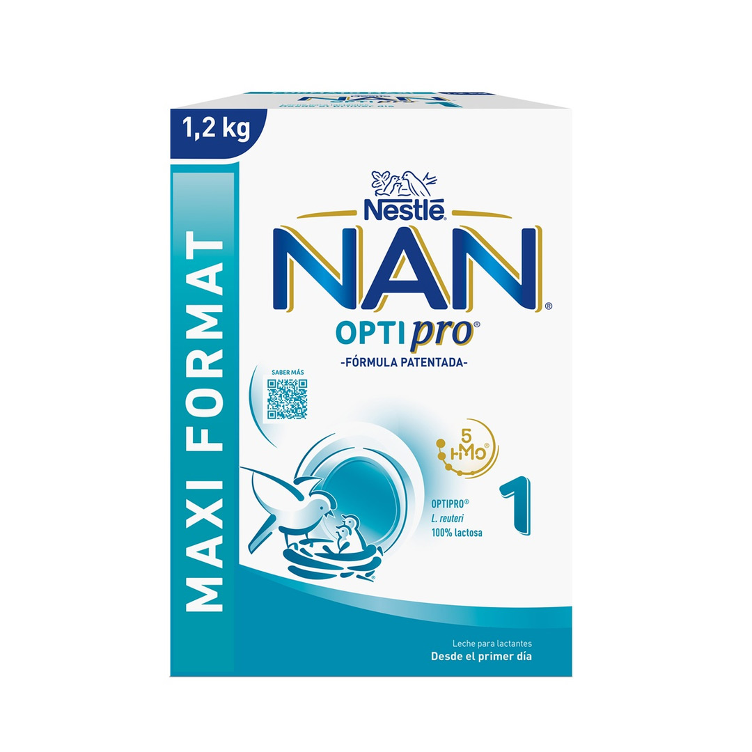 Lapte praf Nan Optipro 1, 1200 g, Nestle