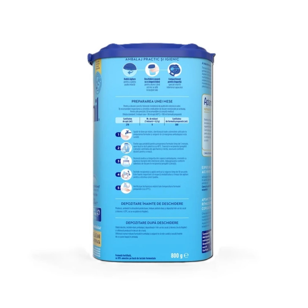 Lapte praf Nutricia Aptamil Junior 3+, 800 g, de la 3 ani, [2],farmaciabajan.ro