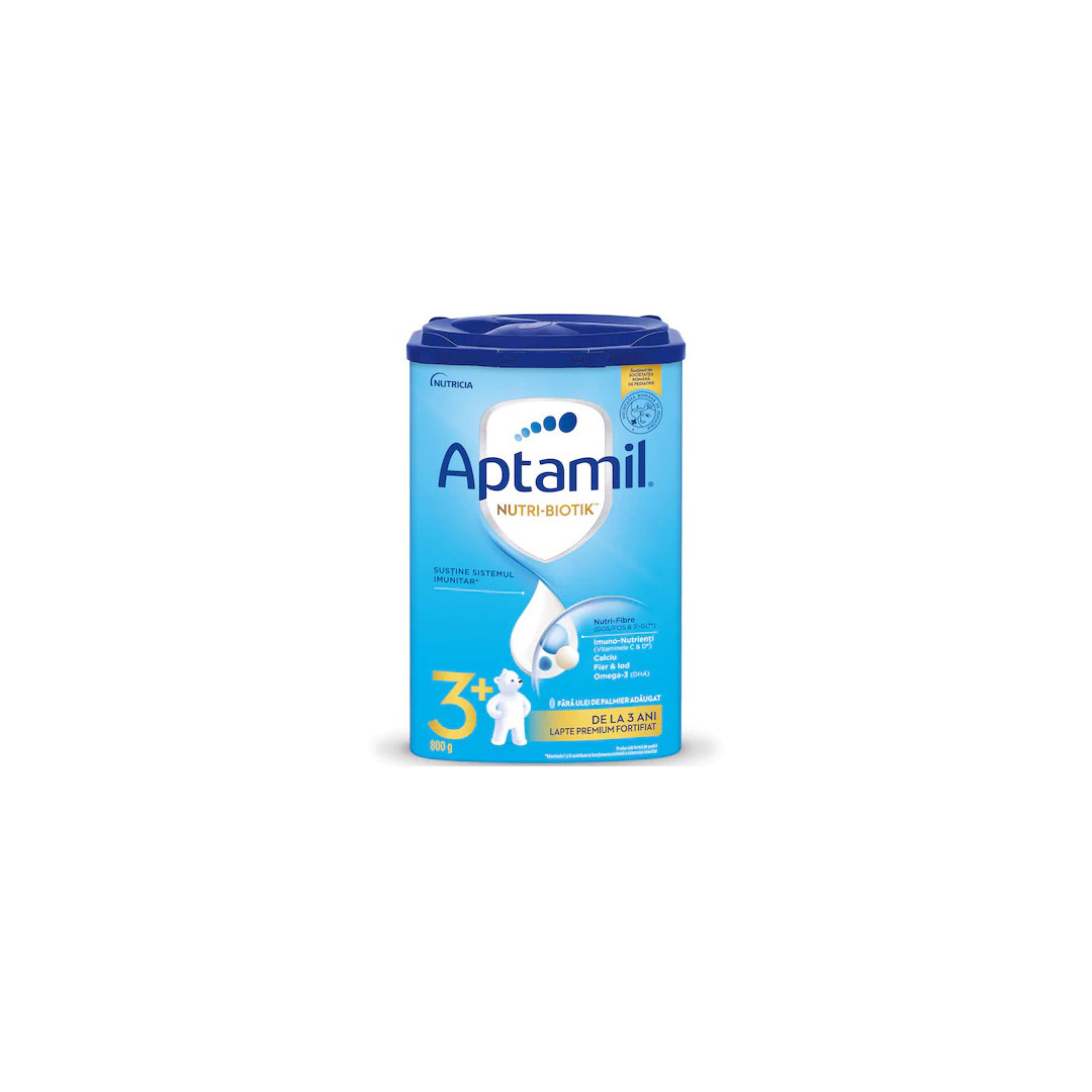 Lapte praf Nutricia Aptamil Junior 3+, 800 g, de la 3 ani