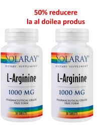 L-ARGININE1000MG 30tb.1+1-50% promo - Solaray