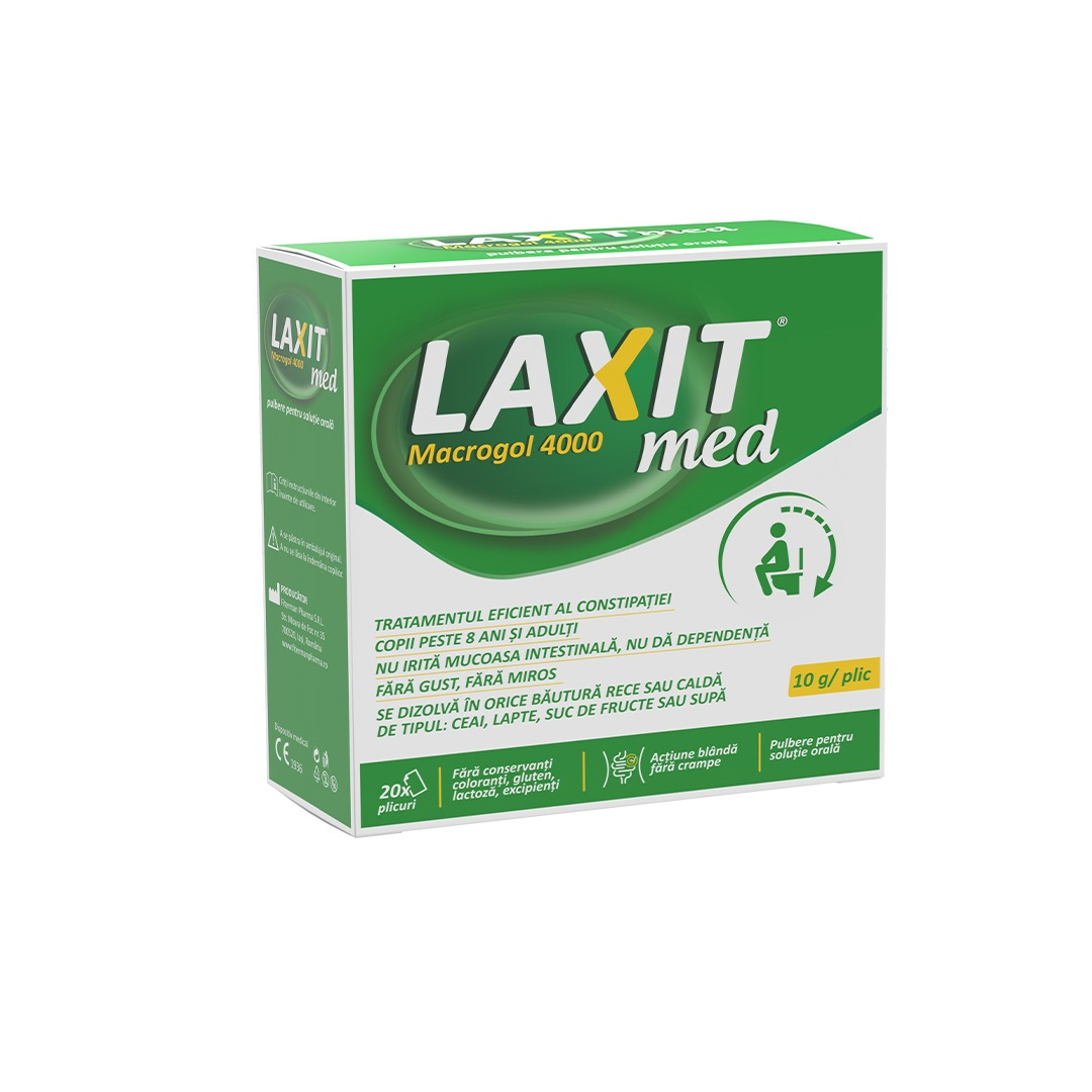 Laxit Med, 20 plicuri x 10 g, Fiterman Pharma