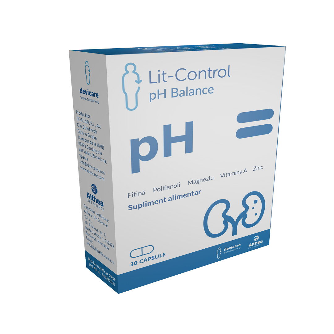 Lit-Control PH Balance, 30 capsule vegetale, Althea Life Science