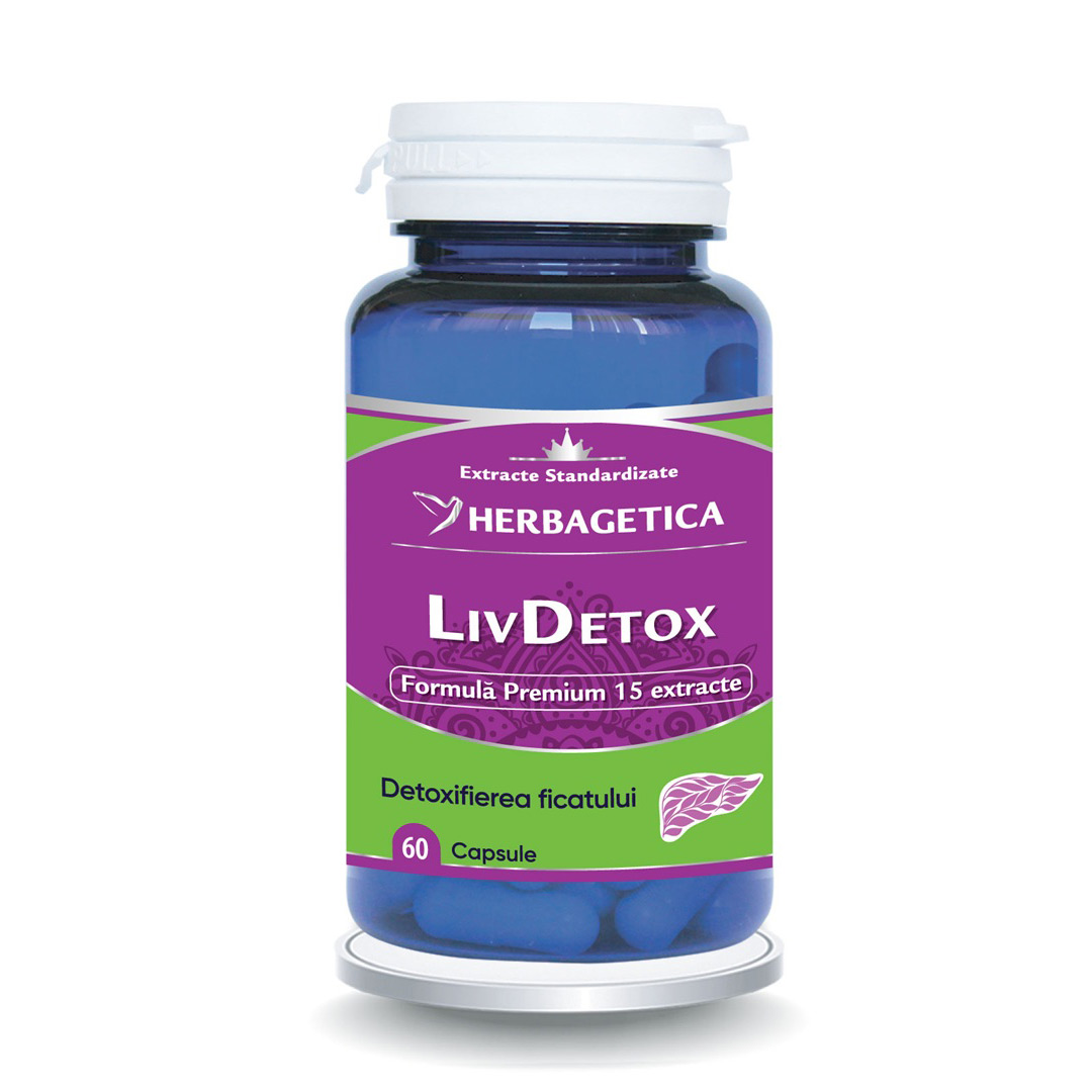 Livdetox, 60 capsule, Herbagetica