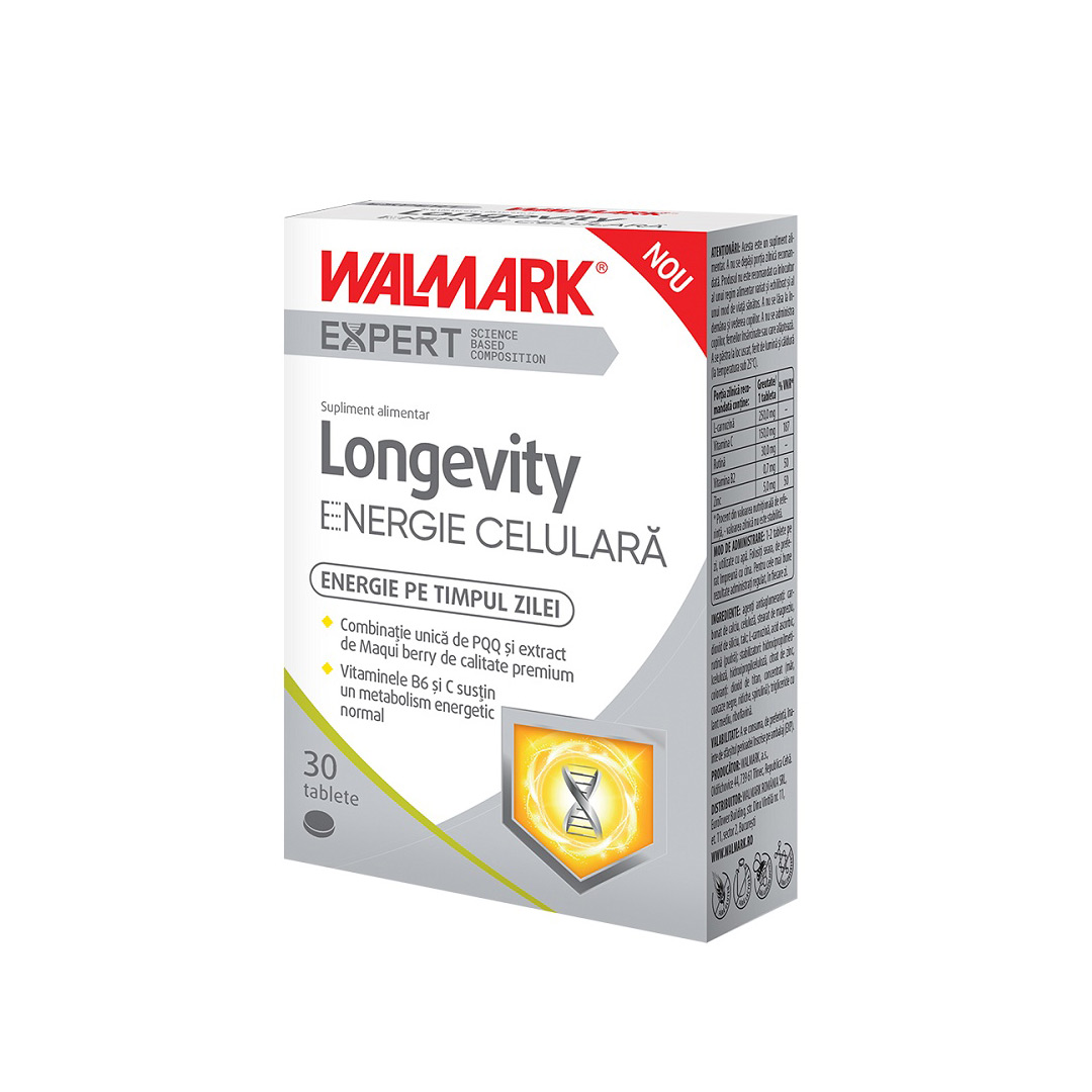 Longevity Evergie Celulara, 30 tablete, Walmark