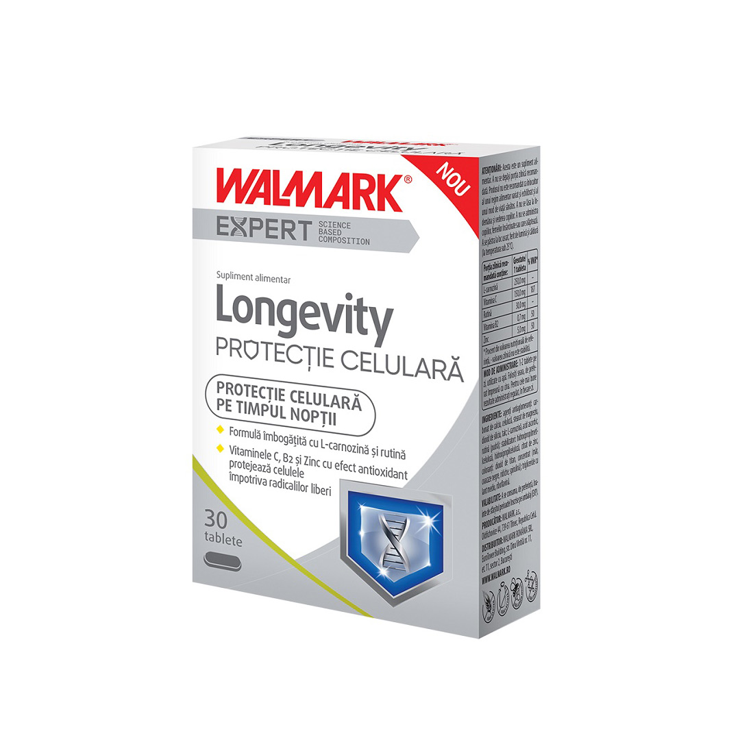 Longevity Protectie Celulara, 30 tablete, Walmark
