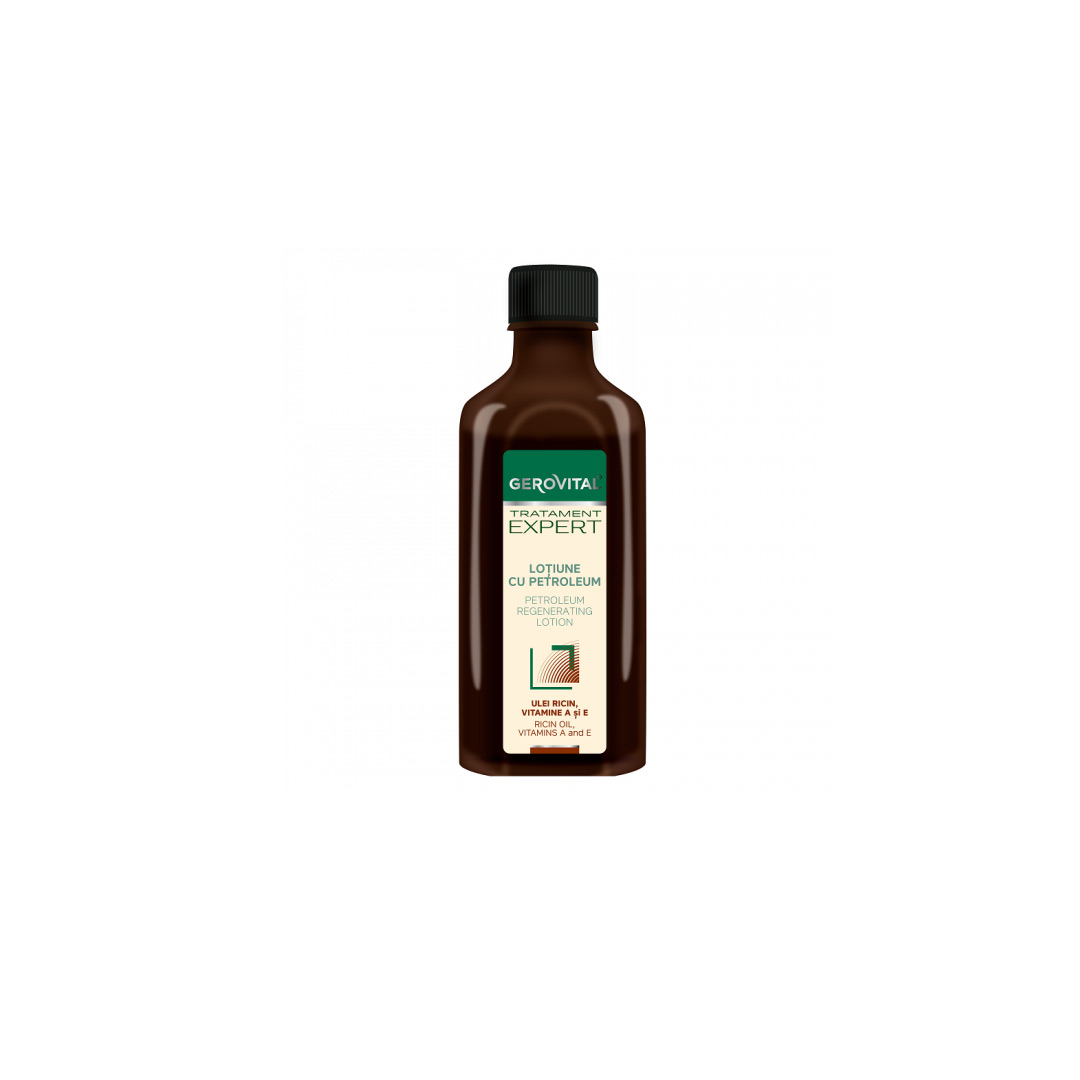 Lotiune cu petroleum Gerovital Tratament Expert, 100 ml, Farmec
