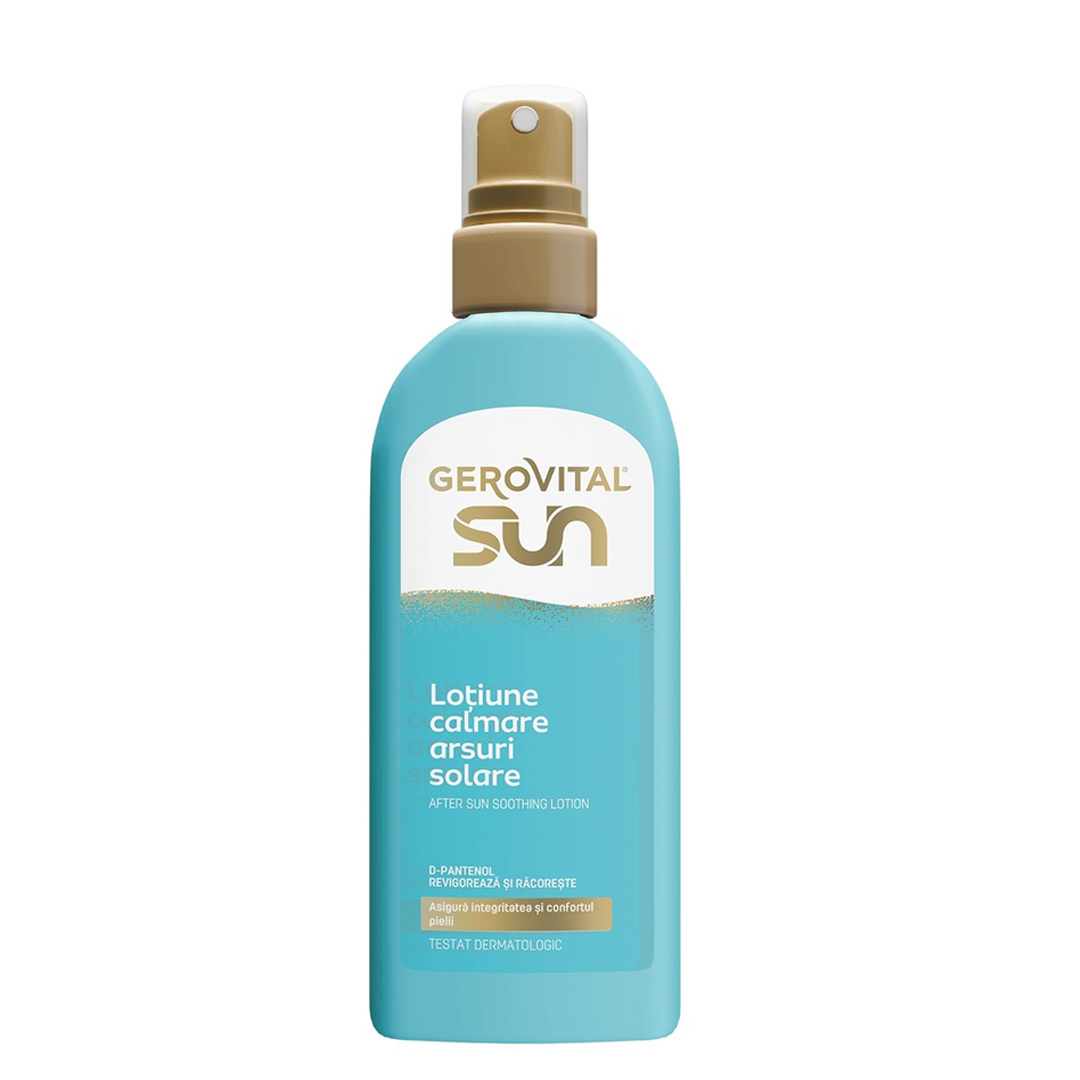 Lotiune de corp pentru arsuri solare Sun, 200 ml, Gerovital