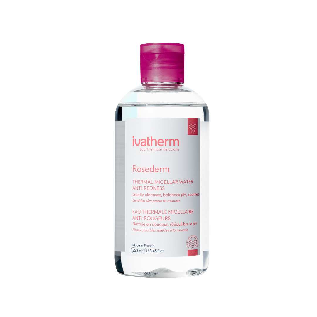 Lotiune micelara anti-roseata Rosederm, 250 ml, Ivatherm