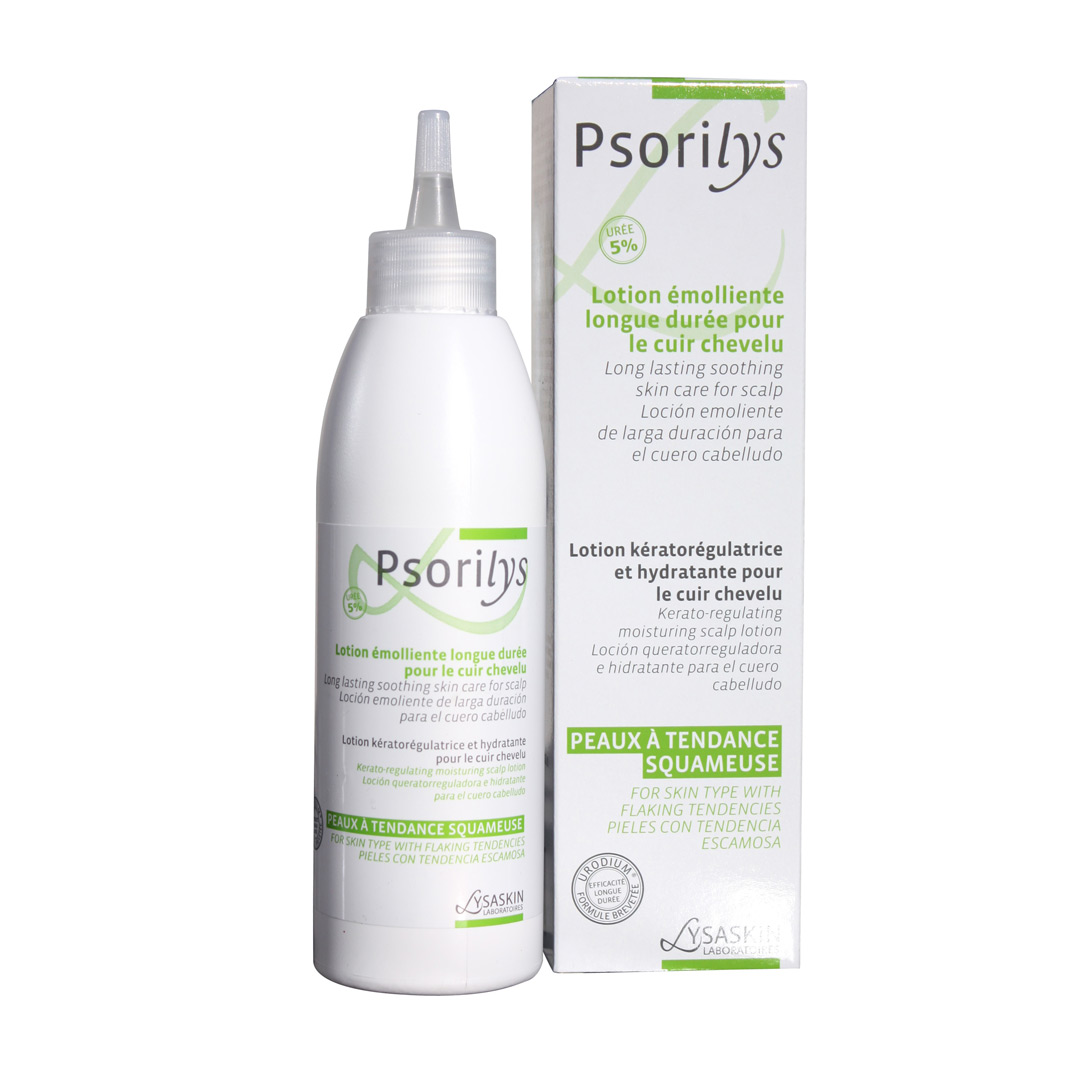 Lotiune pentru scalp cu efect emolient Psorilys, 150 ml, Lab Lysaskin