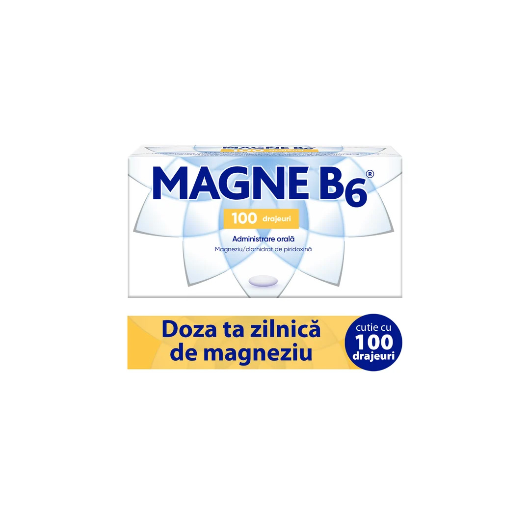 Magne B6, 100 drajeuri, Sanofi