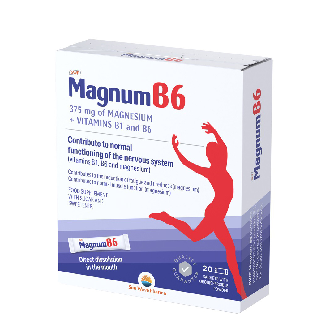Magnum B6, 20 plicuri, Sun Wave Pharma
