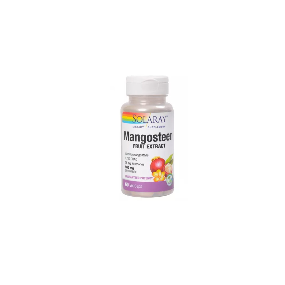 Mangosteen (Mangostan) Extract 500 mg, 60 capsule, Solaray