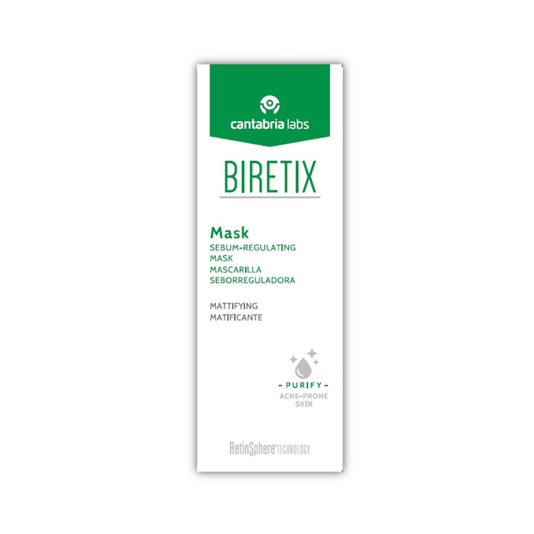 Masca pentru reglarea sebumului Biretix, 25 ml, Cantabria Labs