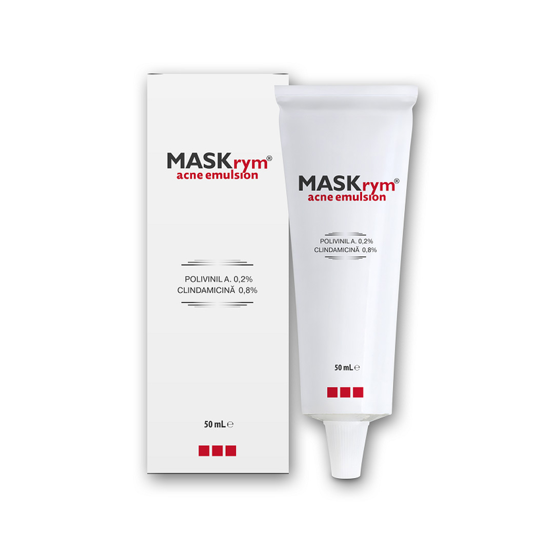 Maskrym emulsie pentru tratamentul acneei inflamatorii si foliculitei, 50 ml, Meditrina