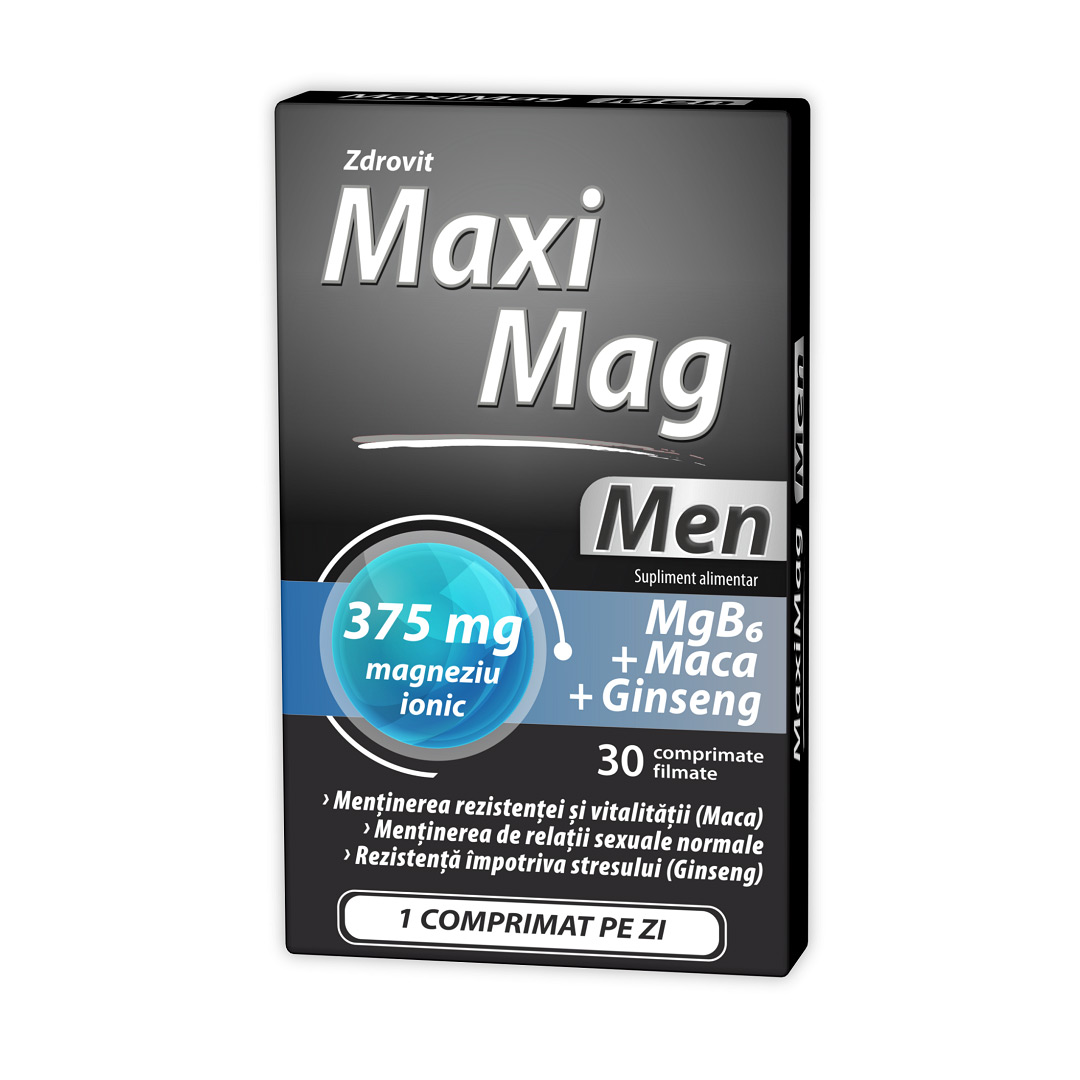 Maximag Men, 30 comprimate, Zdrovit