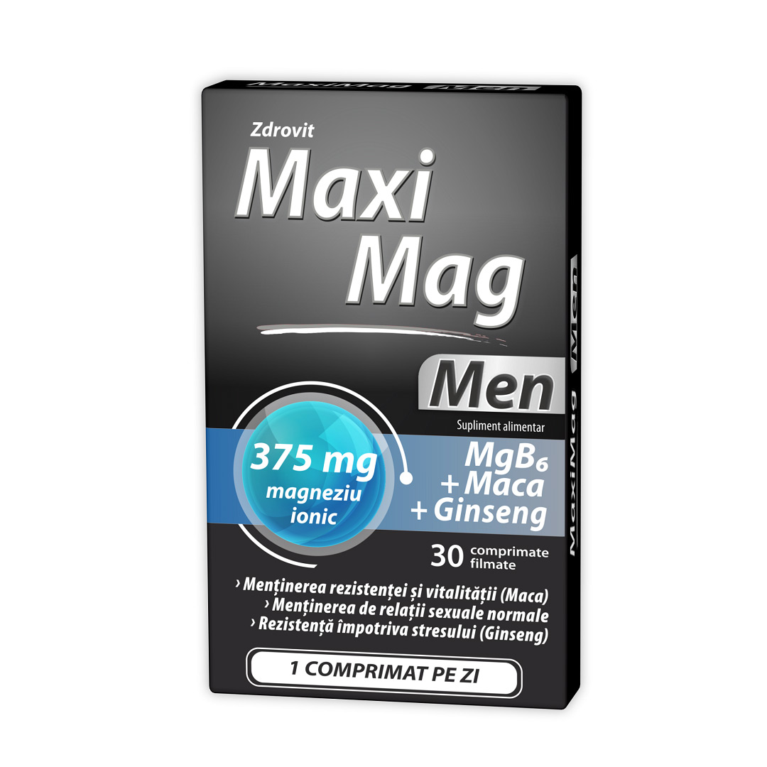 Maximag Men, 30 comprimate, Zdrovit