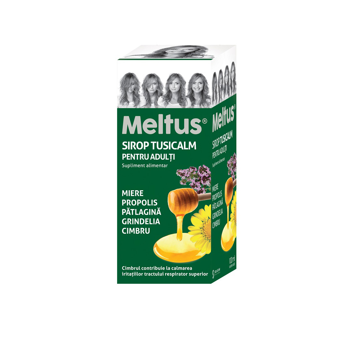 Sirop Tusicalm pentru adulti Meltus , 100 ml, Solacium Pharma