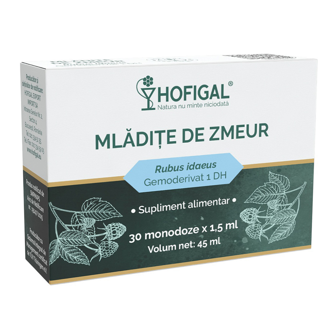 Mladite de Zmeur Gemoderivat, 30 monodoze, Hofigal