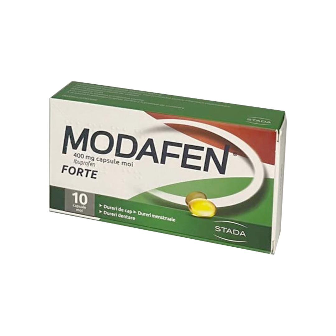 Modafen Forte 400 mg, 10 capule moi, Stada M&D