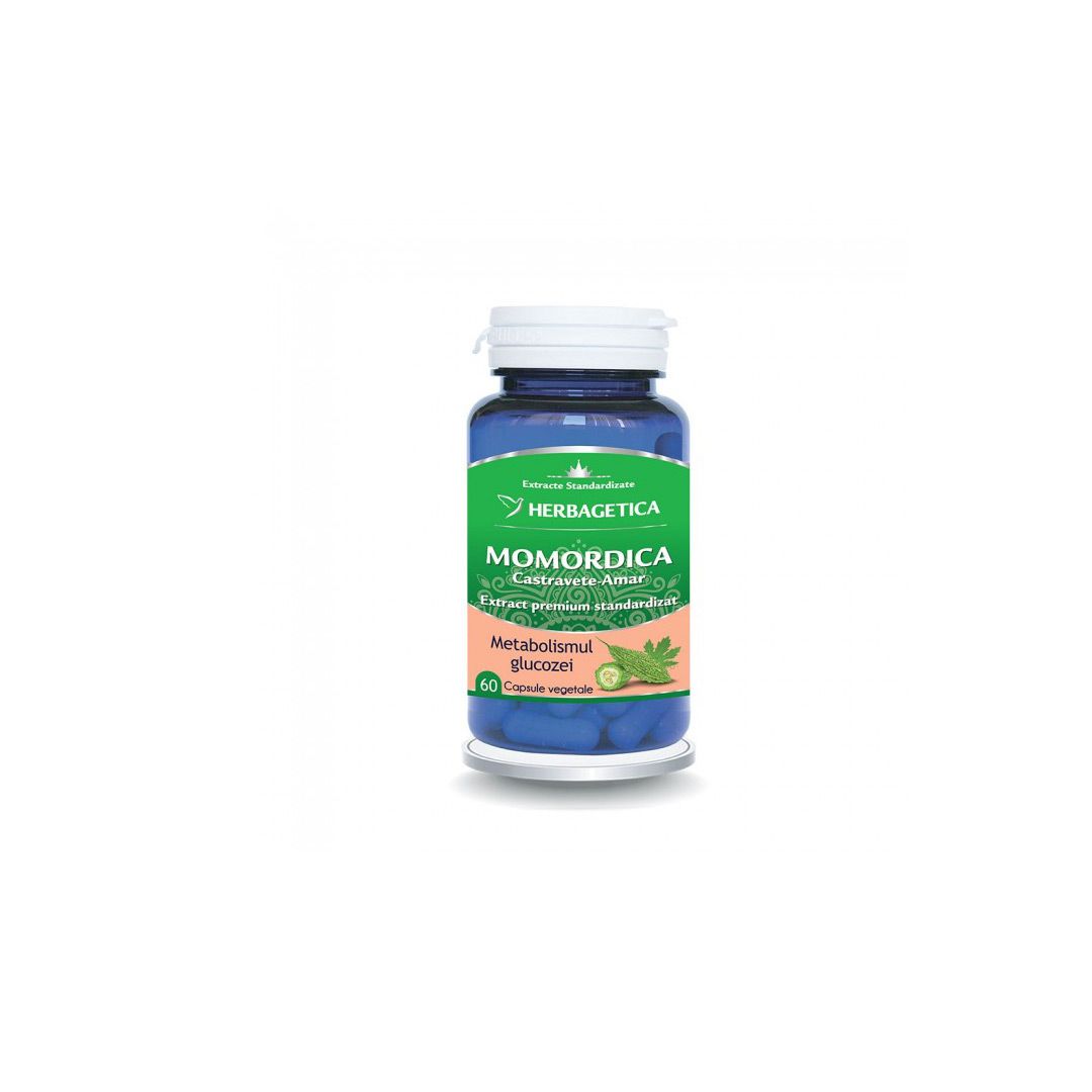 Momordica extract de castravete amar, 60 capsule, Herbagetica