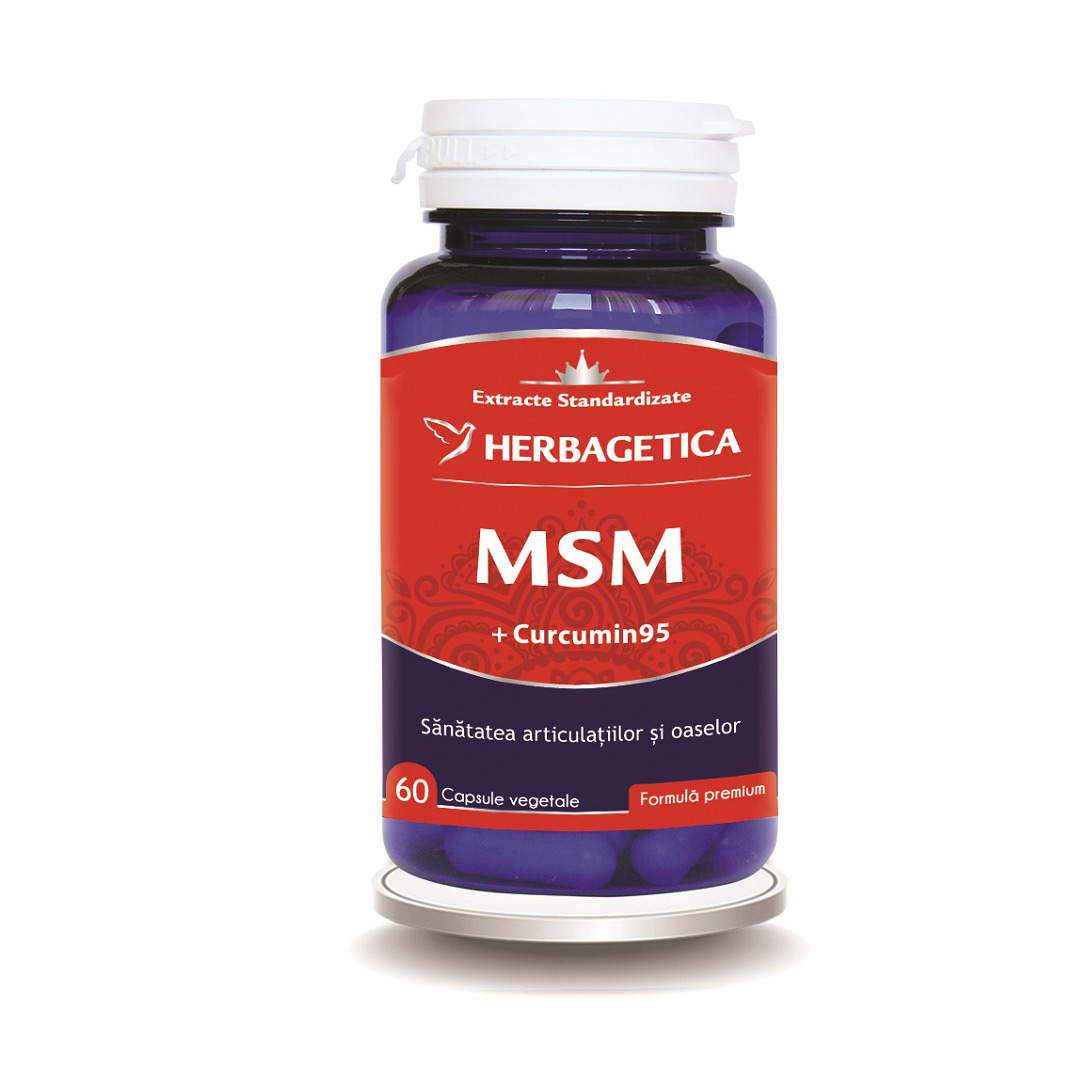 MSM + Cucumin95, 60 capsule, Herbagetica