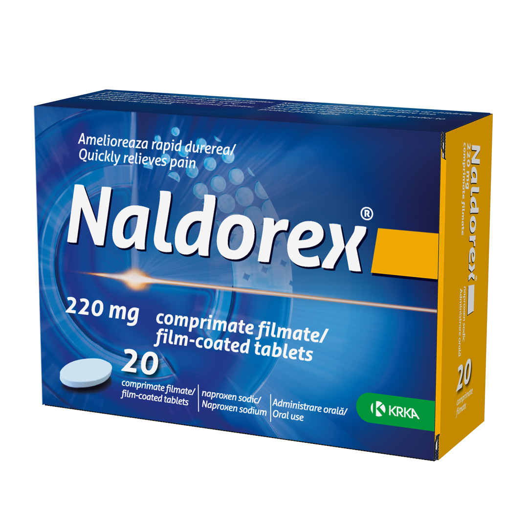 Naldorex, 220 mg, 20 comprimate filmate, Krka