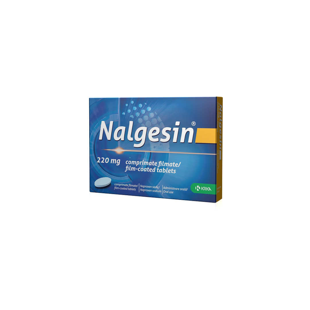 Nalgesin 220 mg, 10 comprimate, Krka