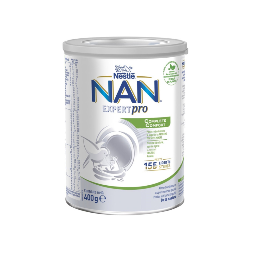 Formula de lapte Expert Pro Nan Complete Comfort +0 luni, 400g, Nestle