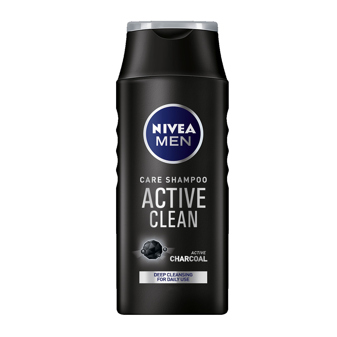 Sampon pentru par normal Nivea Men Active Clean, 250 ml