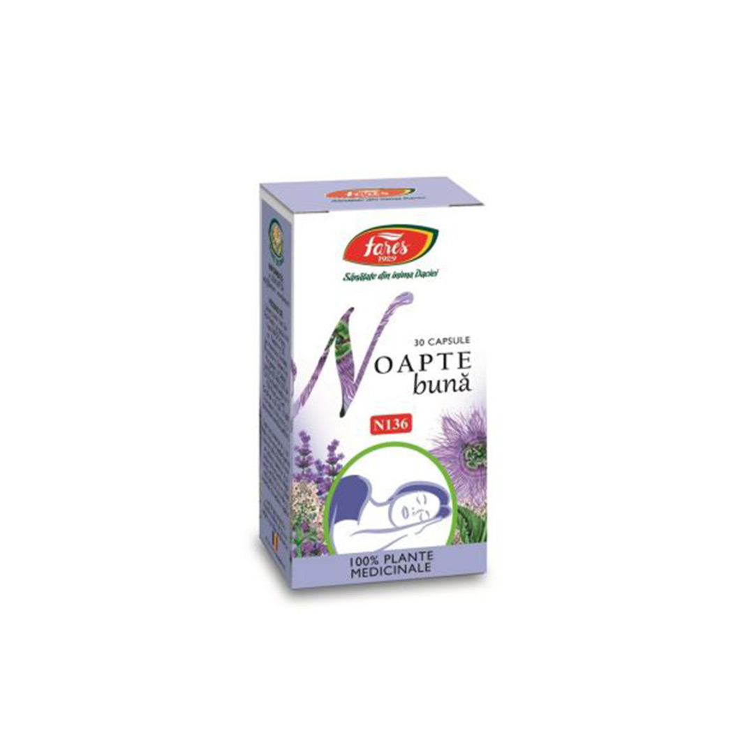 Noapte Buna N136, 30 capsule, Fares