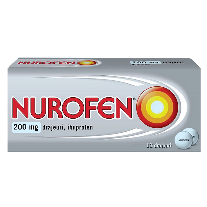 NUROFEN 200 mg X 12 DRAJ. RECKITT BENCKISER (R