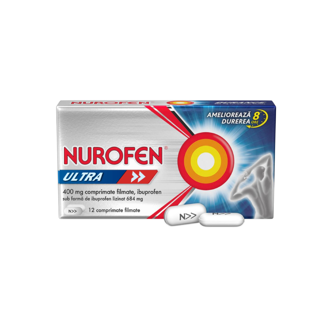 Nurofen Ultra, 400 mg, 12 comprimate, Reckitt Benckiser Healthcare