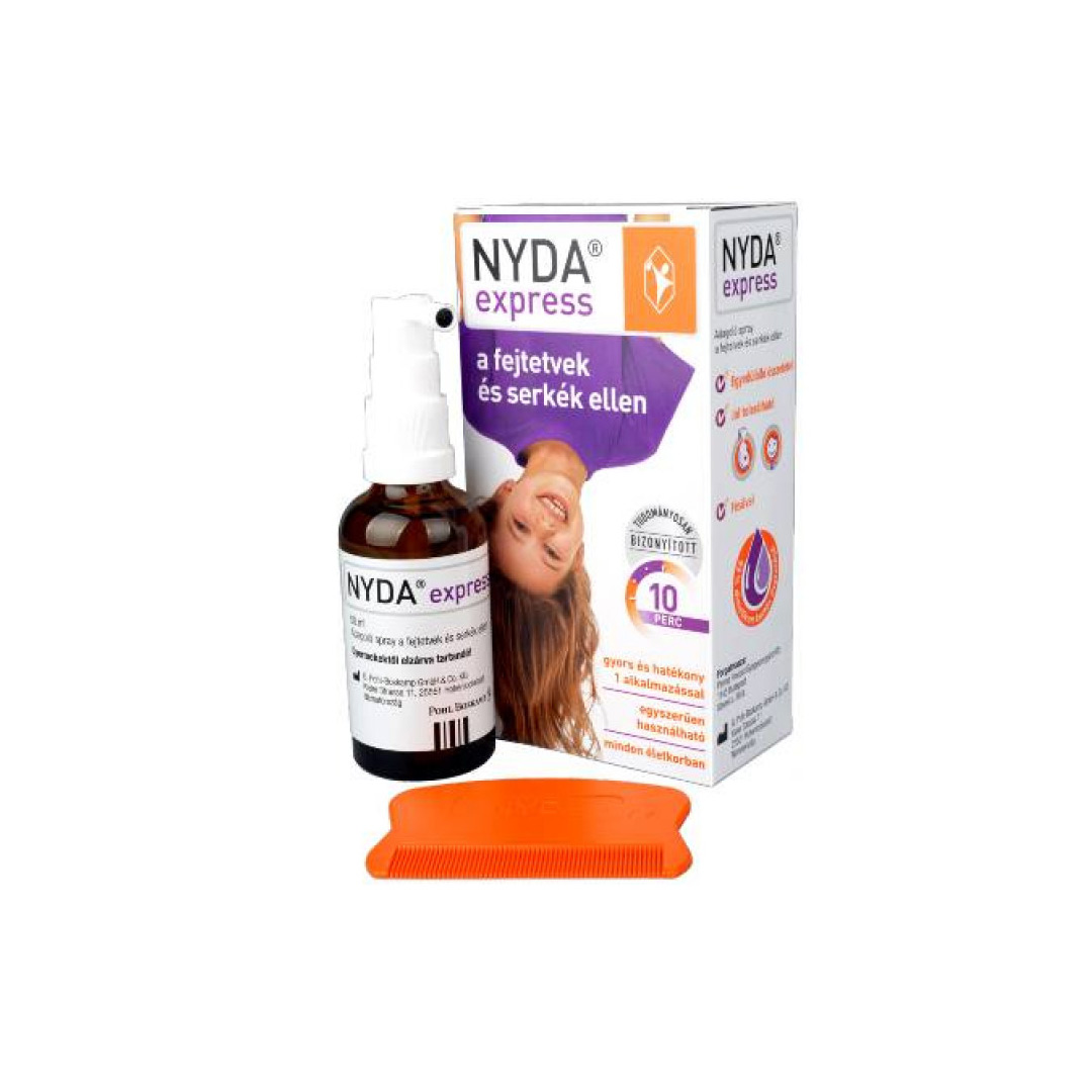NYDA express, solutie impotriva paduchilor, 50 ml, Pohl Boskamp