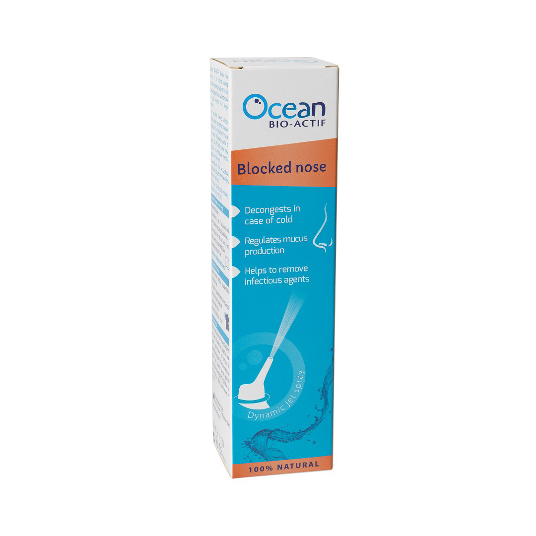 Ocean BIO-ACTIF Nas infundat, Apa de mare hipertonica pentru adulti, 125 ml, Yslab