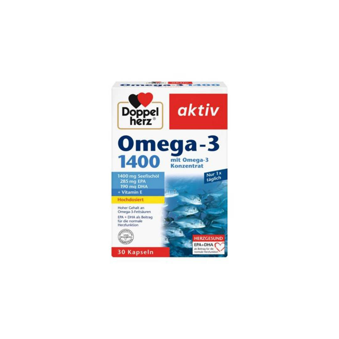 Omega-3 1400 mg, 30 capsule, Doppelherz Aktiv