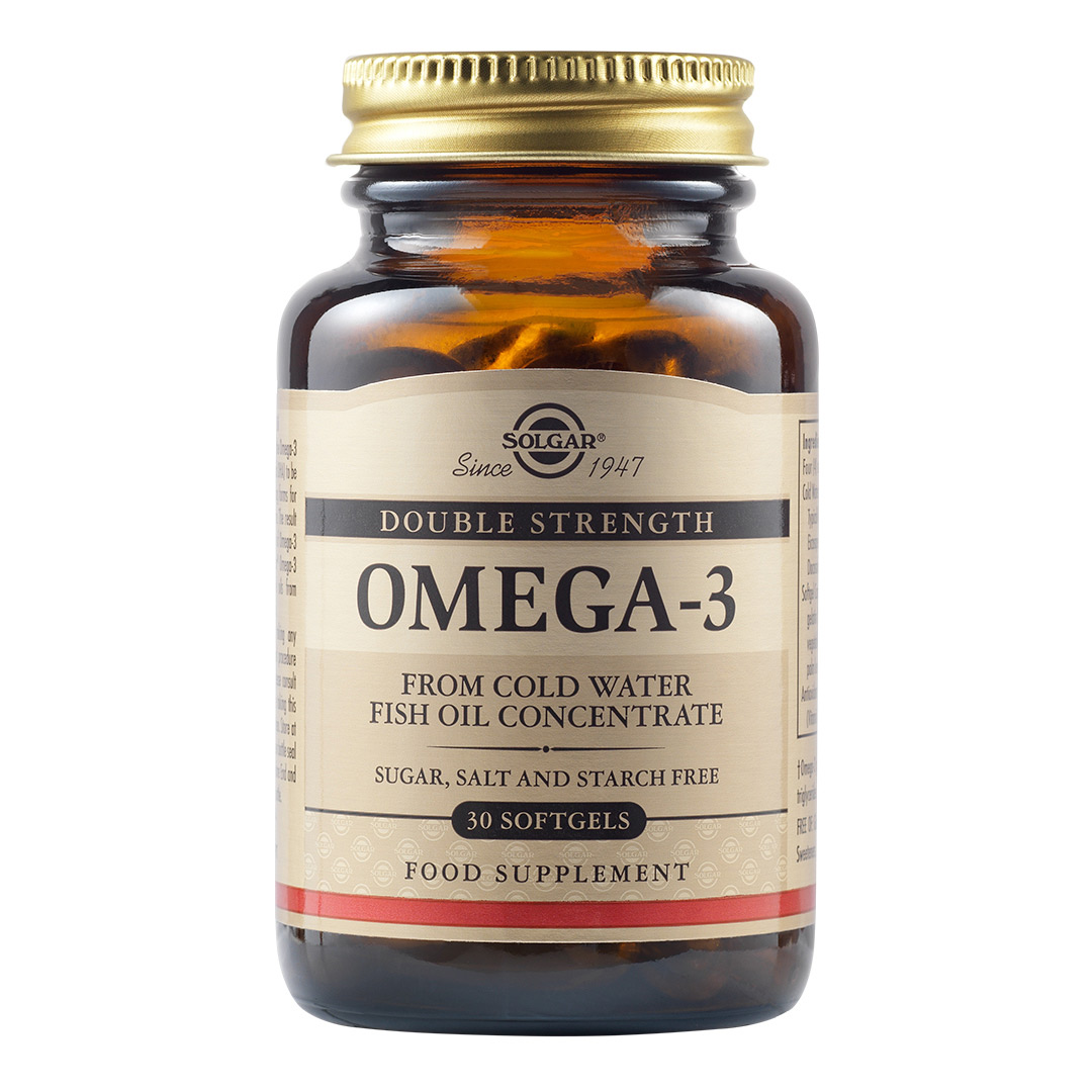 Omega 3 dublu concentrat, 30 capsule, Solgar