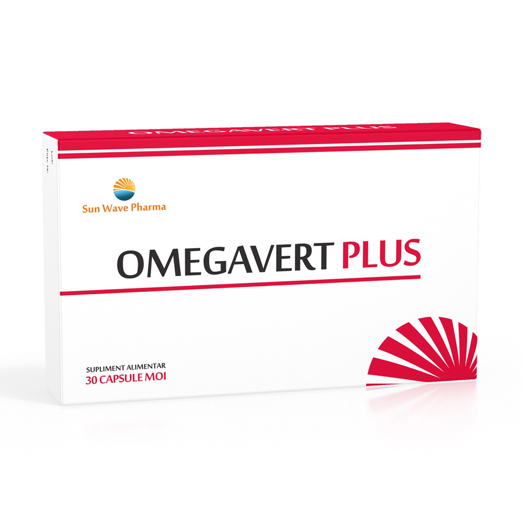 Omegavert Plus, 30 capsule, Sun Wave Pharma