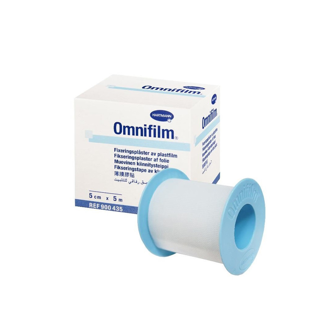 Plasturi adezivi hipoalergenici, Omnifilm, 5 cm x 5 m, Hartmann